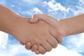 People shaking hands Royalty Free Stock Photo