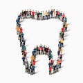 People shape tooth dental