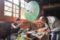 People in Shigatze Monastery, Tibet