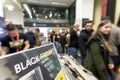 People shop inside a department store during Black Friday shopping deals, at the northern Greek city of Thessaloniki.