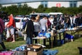 People Shopping at a Car Boot Sale