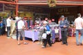 Shopping in the Central Market, Adelaide, Australia Royalty Free Stock Photo