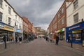 People shopping in the centre of Preston in Lancashire