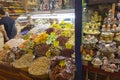 People shopping at the famous spice market in Eminonu