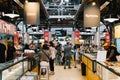 People Shopping In Lisbon Market Of Mercado de Campo de Ourique