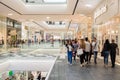 People Shopping In Luxury Shopping Mall Interior Royalty Free Stock Photo