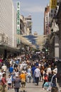 People shopping in Madrid, Spain Royalty Free Stock Photo