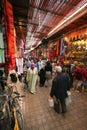 People shopping in old souk market