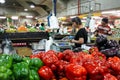 People shopping in Paddy's Markets Sydney New South Wales Austra Royalty Free Stock Photo