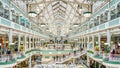 People shopping in the Stephens Green Shopping Centre, Dublin