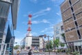 People are shopping in Takamatsu shopping street