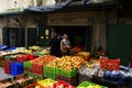 People shopping for vegetables in a market Royalty Free Stock Photo