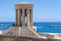 Siege Bell memorial in Valletta in Malta Royalty Free Stock Photo