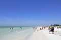 People at Siesta Beach, Florida Royalty Free Stock Photo