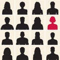 People silhouette Royalty Free Stock Photo