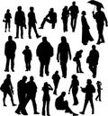 People silhouettes