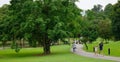 People at Singapore Botanic Gardens in Singapore Royalty Free Stock Photo