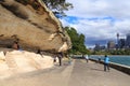 Tourists on Mrs Macquaries Point, Sydney, Australia