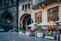 Cafe by the Powder Gate, Prague, Czech Republic