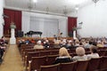 People sitting in concert hall