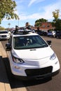 Self-driving car on the streets of Scottsdale AZ