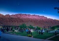 People sitting at Tuacahn Center for the Arts, Ivins, Utah, May, 26th, 2018 Royalty Free Stock Photo