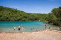 Tourim Mljet National Park, Mljet island, Dalmatia, Croatia. Outdoor activities. Travel destination