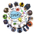 People Social Networking an Ideas Concepts Royalty Free Stock Photo