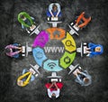 People Social Networking and WWW Concept Royalty Free Stock Photo