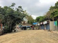 Little market stands in Koh Samui in Thailand 20.1.2018