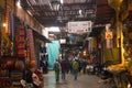 People in the souks in Marrakesh, Morocco