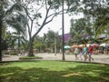 People at Sports Center of Medellin Colombia