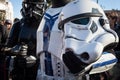 People of 501st Legion take part in the Star Wars Parade in Milan, Italy