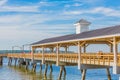 People on St Simons Pier