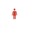 People staff lady button female human parents washroom marriage icon design Royalty Free Stock Photo