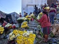 People on the Stairs of the Church Santo Tomas, Chichicastenango, Guatemala