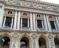 People standing on the balcony The Palais Garnier Royalty Free Stock Photo