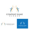 people star logo and symbol template Royalty Free Stock Photo