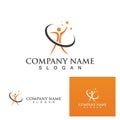 people star logo and symbol template Royalty Free Stock Photo