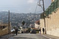 People in the street in Bethlehem, Palestine