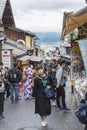 People street Kiyomizudera Kyoto Japan