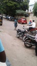 People in the street of vijapur road, Solapur