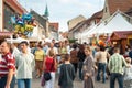 People on the streets of Varazdin