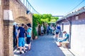 people are strolling through interior of famous castel santÃâÃÂ´angelo in italian capital rome....IMAGE