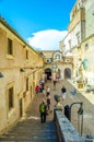 people are strolling through interior of famous castel santÃâÃÂ´angelo in italian capital rome....IMAGE