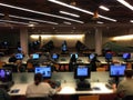 People studying inside Toronto Reference public library computer lab