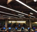 People studying inside Toronto Reference public library computer lab