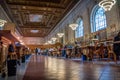 People studying at New York City public library, Manhattan, New Royalty Free Stock Photo