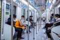 People in subway in Shanghai