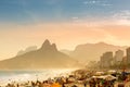 People sunbathe on Ipanema beach